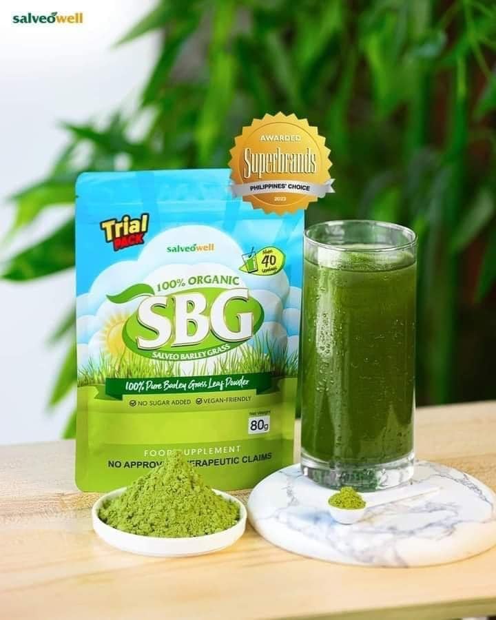 Salveo Barley Grass Trial Pack 80 Grams Powder